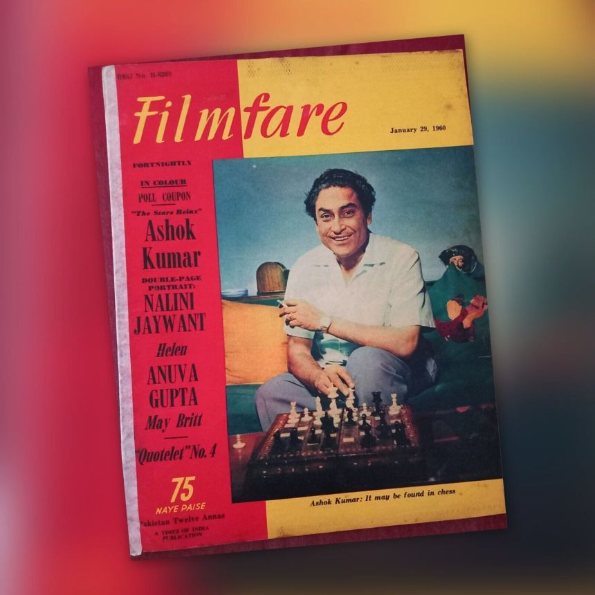 FILMFARE magazine side cover 29 January 1960