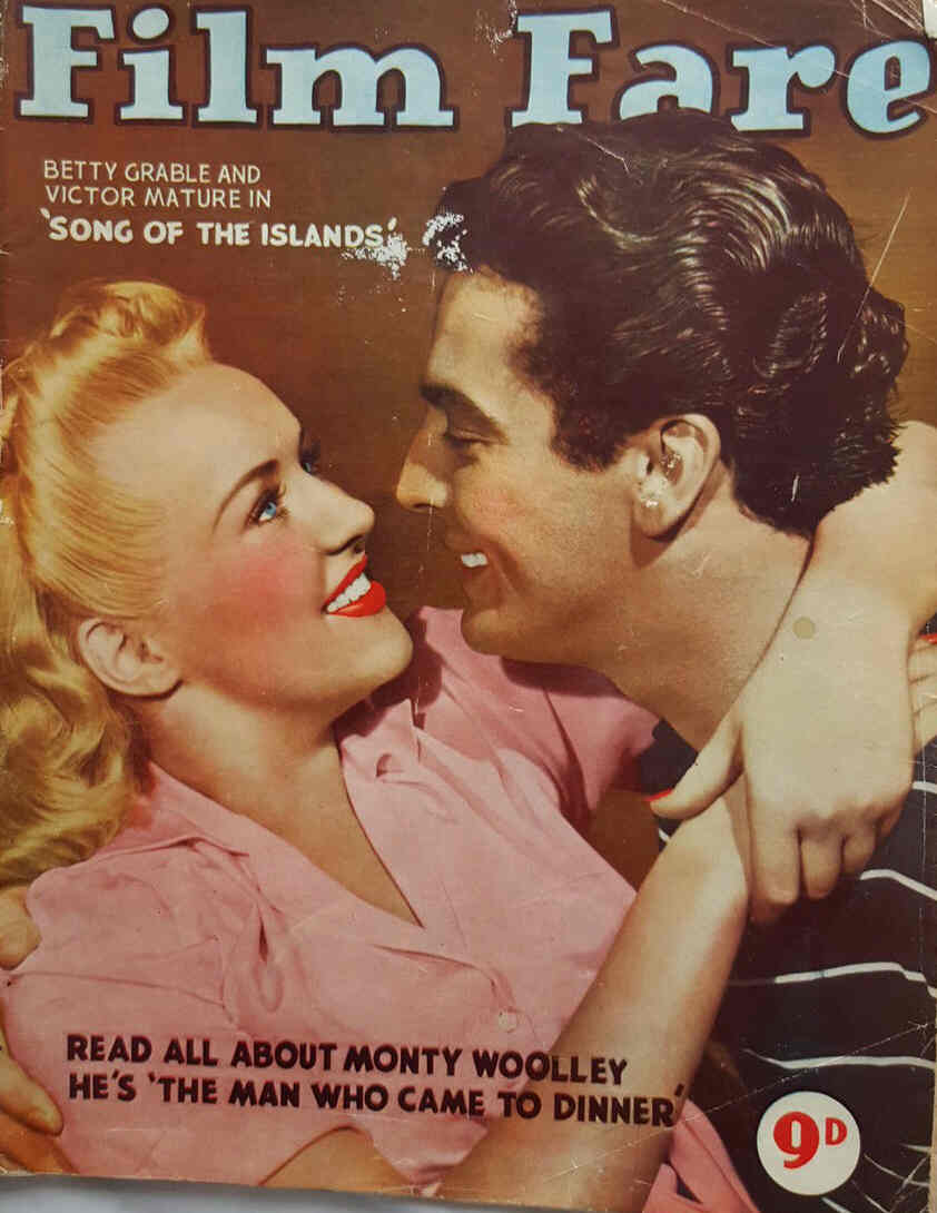FILM FARE magazine side cover  1942
