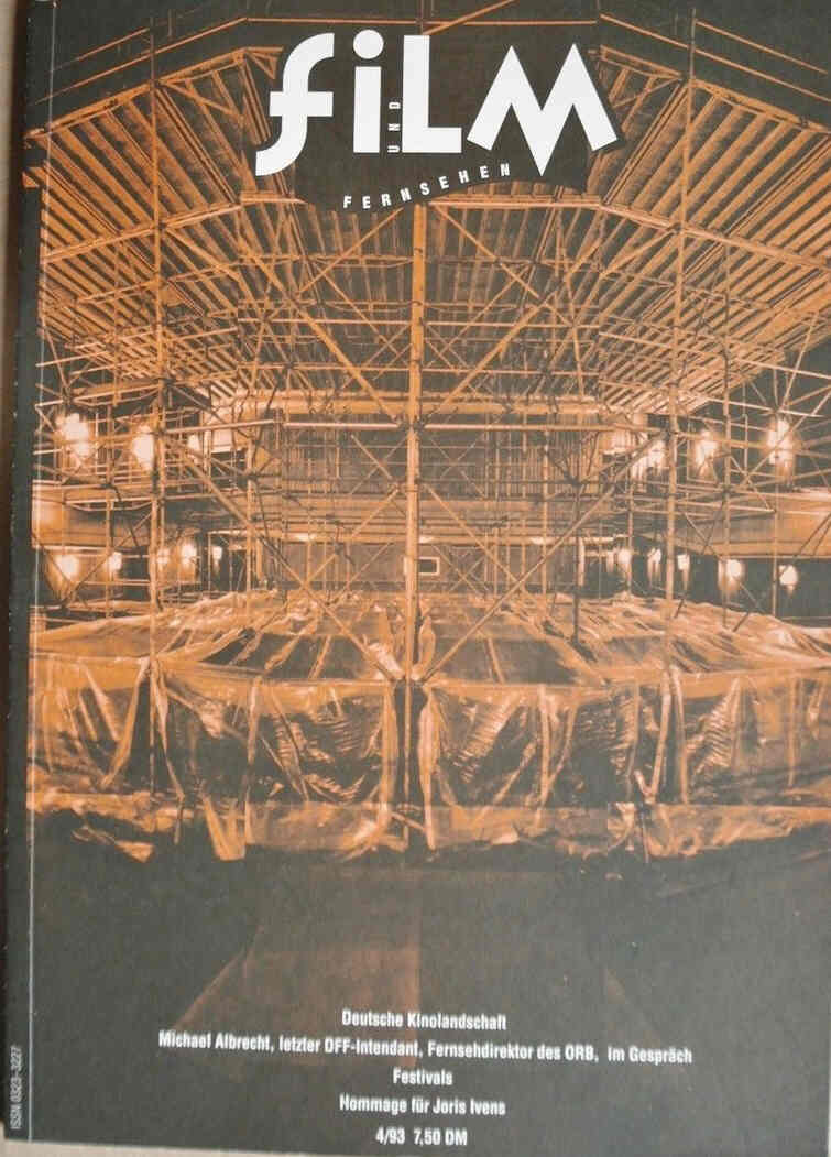 FILM UND FERNSEHEN magazine side cover Issue 4  1993
