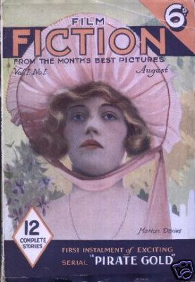 FILM FICTION magazine side cover Issue 1 August 1921