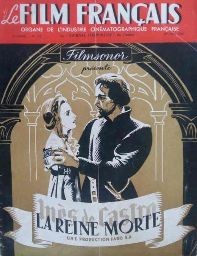 FILM FRANCAIS | LE magazine side cover Issue 133 27 June 1947