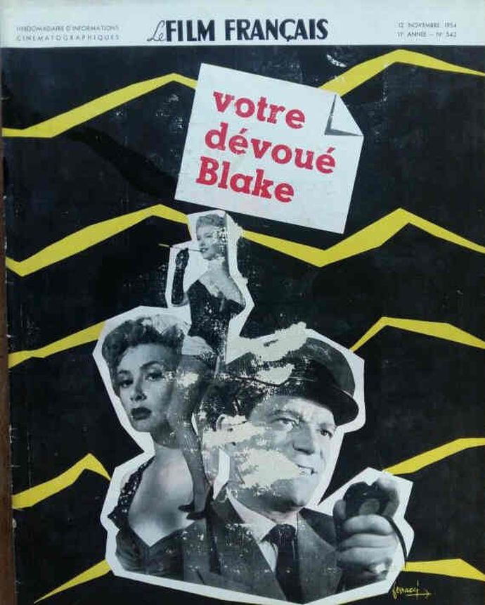 FILM FRANCAIS | LE magazine side cover Issue 542 12 November 1954