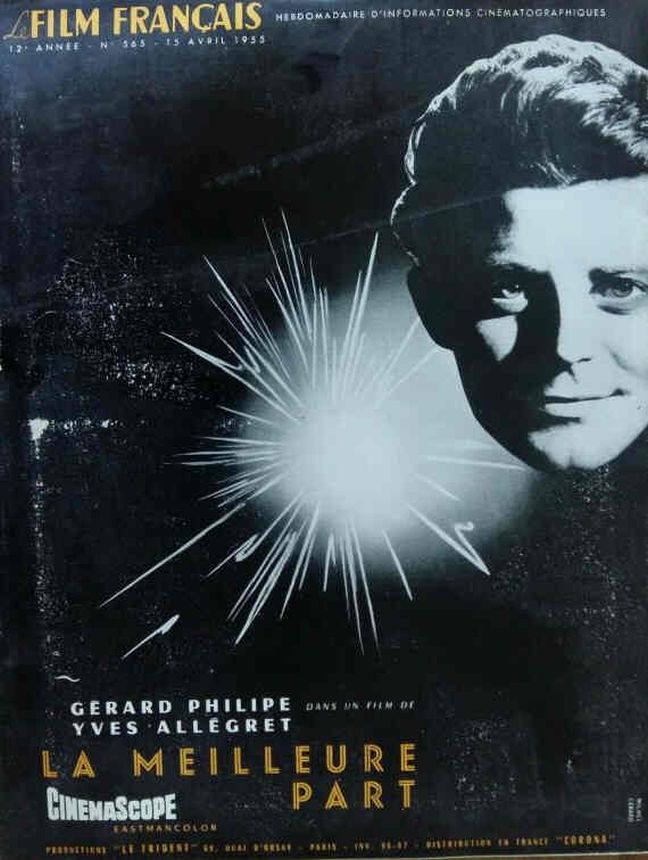 FILM FRANCAIS | LE magazine side cover Issue 565 15 April 1955