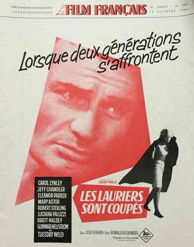 FILM FRANCAIS | LE magazine side cover Issue 906 13 October 1961