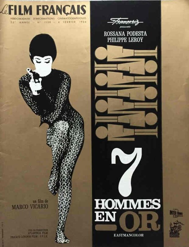 FILM FRANCAIS | LE magazine side cover Issue 1130 4 February 1966