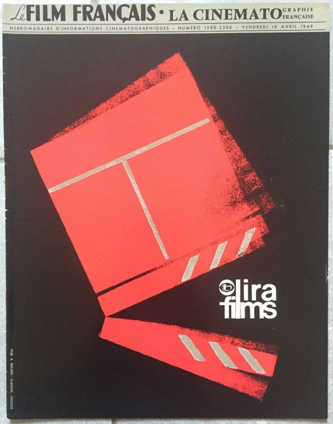FILM FRANCAIS | LE magazine side cover Issue 1288 18 April 1969