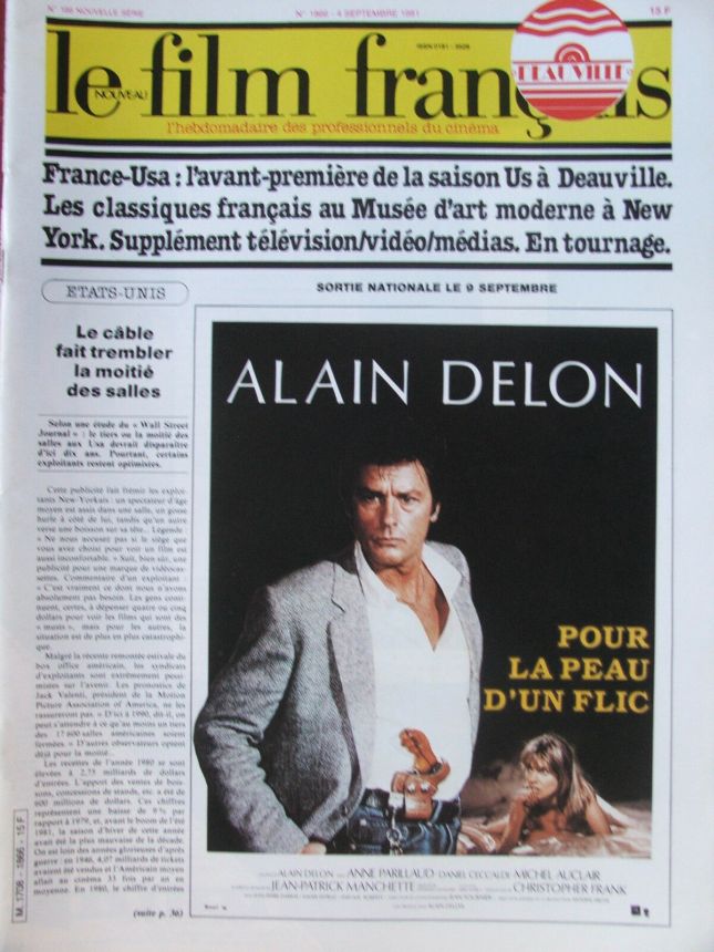 FILM FRANCAIS | LE magazine side cover Issue 1866 4 September 1981