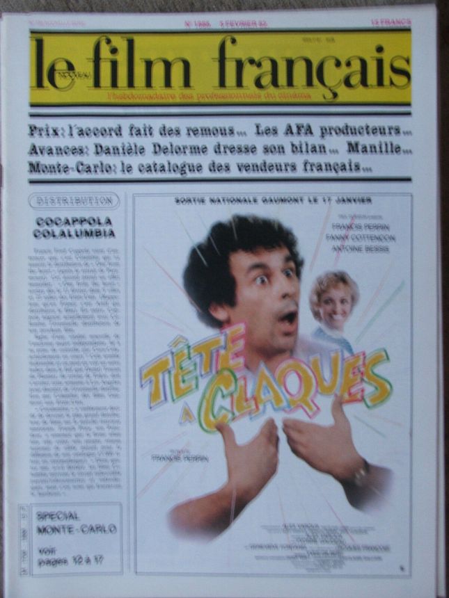 FILM FRANCAIS | LE magazine side cover Issue 1888 5 February 1982