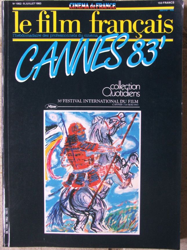 FILM FRANCAIS | LE magazine side cover Issue 1952 8 July 1983