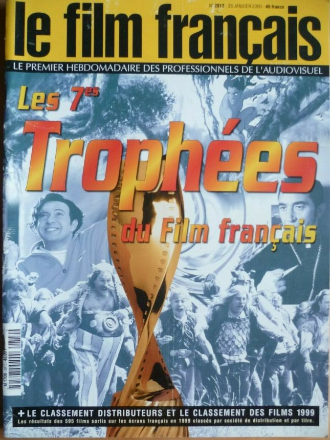 FILM FRANCAIS | LE magazine side cover Issue 2812 28 January 2000