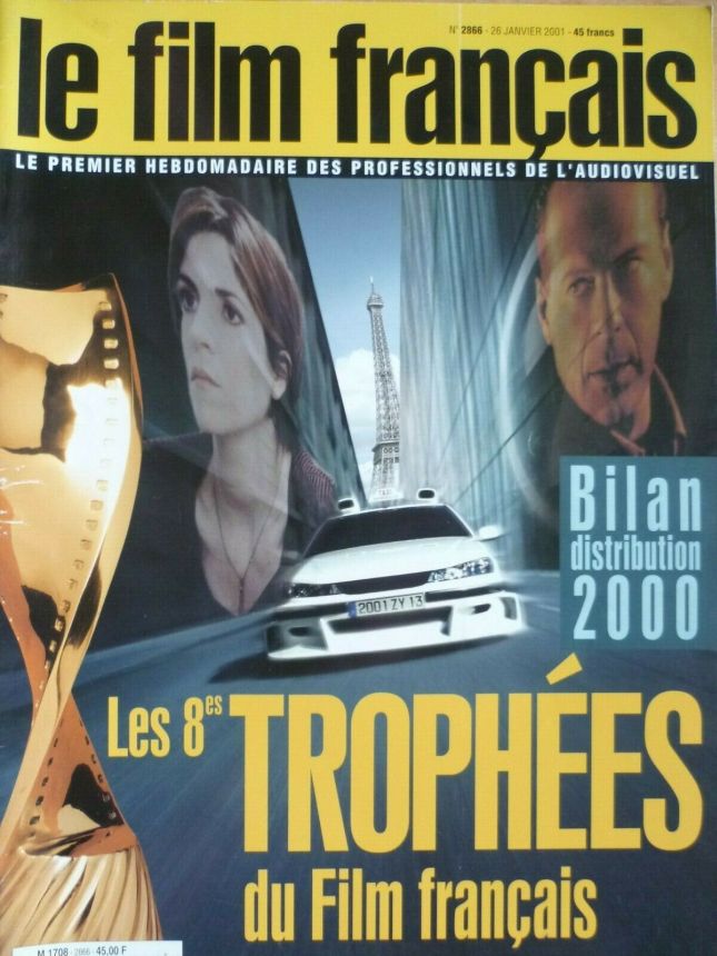 FILM FRANCAIS | LE magazine side cover Issue 2866 26 January 2001
