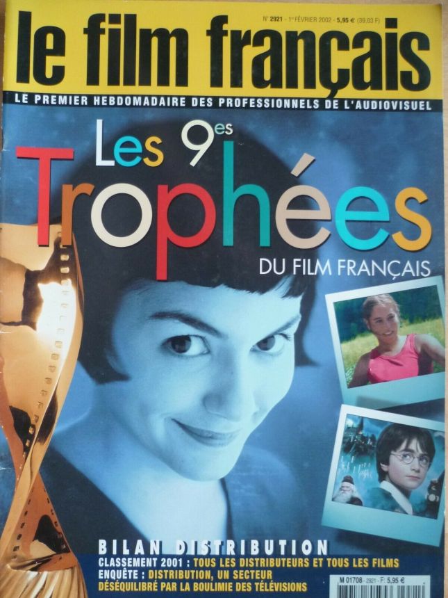 FILM FRANCAIS | LE magazine side cover Issue 2921 1 February 2002