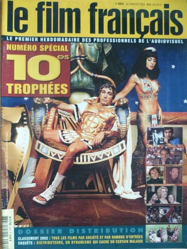 FILM FRANCAIS | LE magazine side cover Issue 2974 24 January 2003