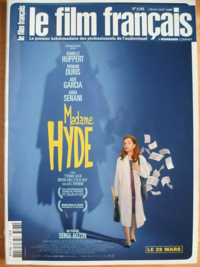 FILM FRANCAIS | LE magazine side cover Issue 3788 2 February 2018