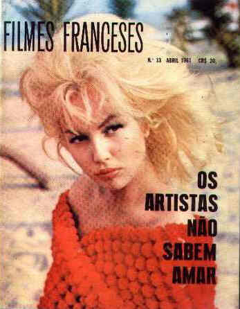 FILMES FRANCESES magazine side cover Issue 13  April 1961