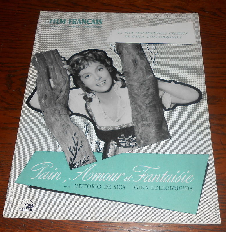 FILM FRANCAIS | LE magazine side cover Issue 507 17 March 1954
