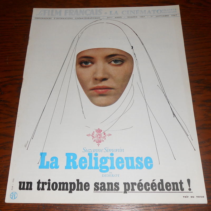 FILM FRANCAIS | LE magazine side cover Issue 1207 1 September 1967