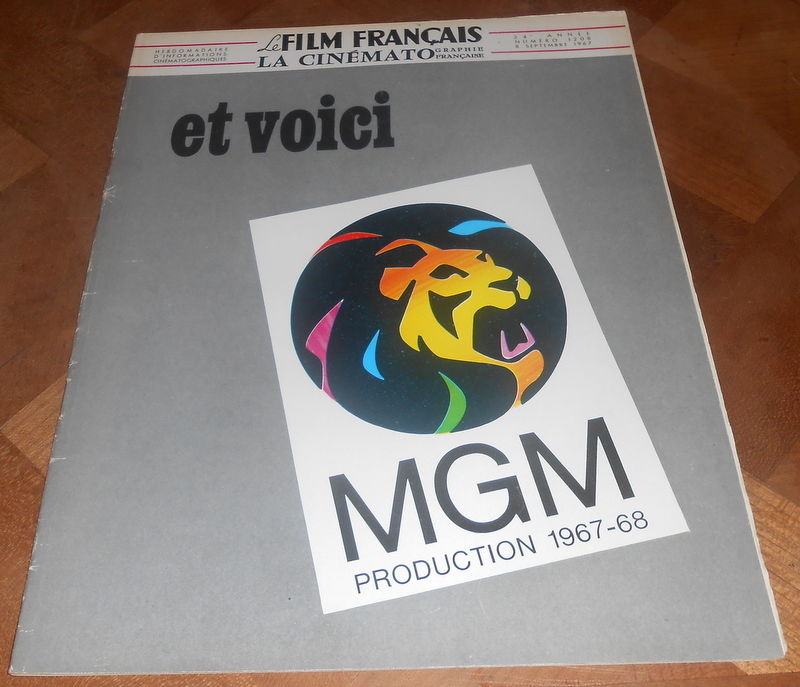 FILM FRANCAIS | LE magazine side cover Issue 1208 8 September 1967