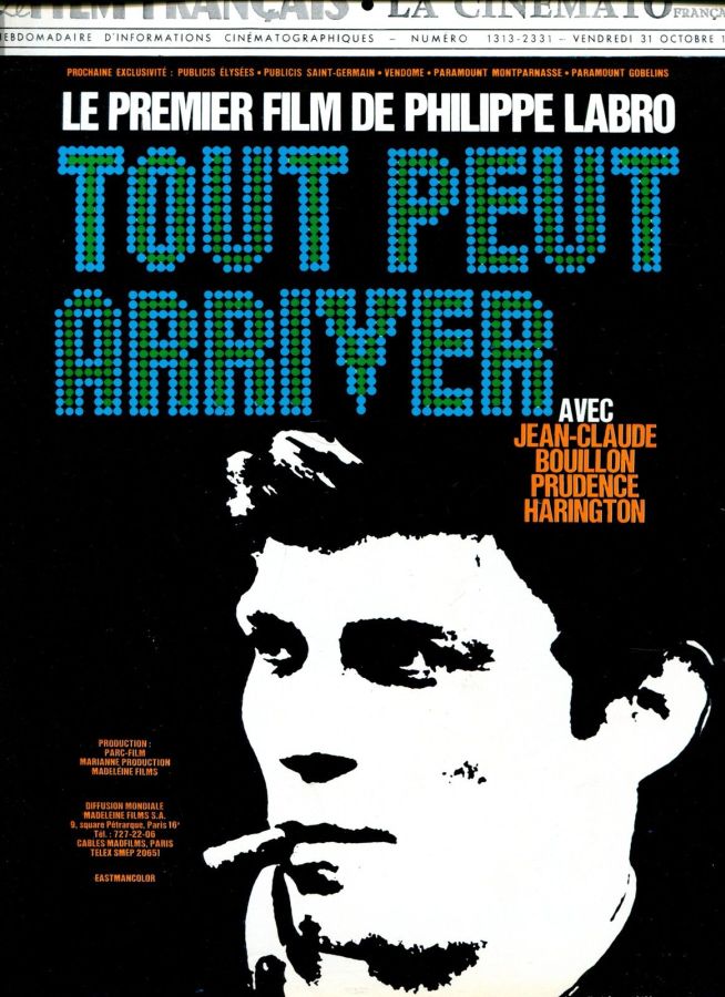 FILM FRANCAIS | LE magazine side cover Issue 1313 31 October 1969