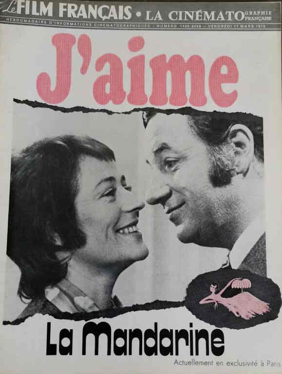 FILM FRANCAIS | LE magazine side cover Issue 1430 17 March 1972