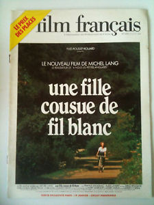 FILM FRANCAIS | LE magazine side cover Issue 1659 7 January 1977