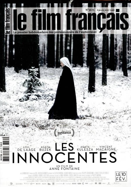 FILM FRANCAIS | LE magazine side cover Issue 3675 8 January 2016