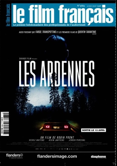 FILM FRANCAIS | LE magazine side cover Issue 3684 5 March 2016