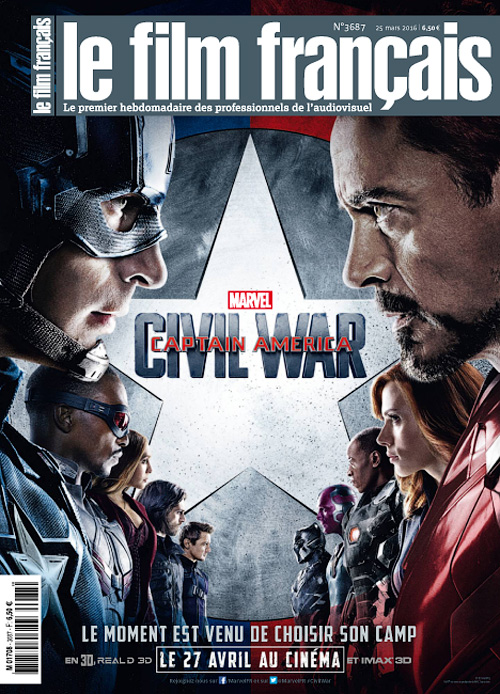 FILM FRANCAIS | LE magazine side cover Issue 3687 25 March 2016