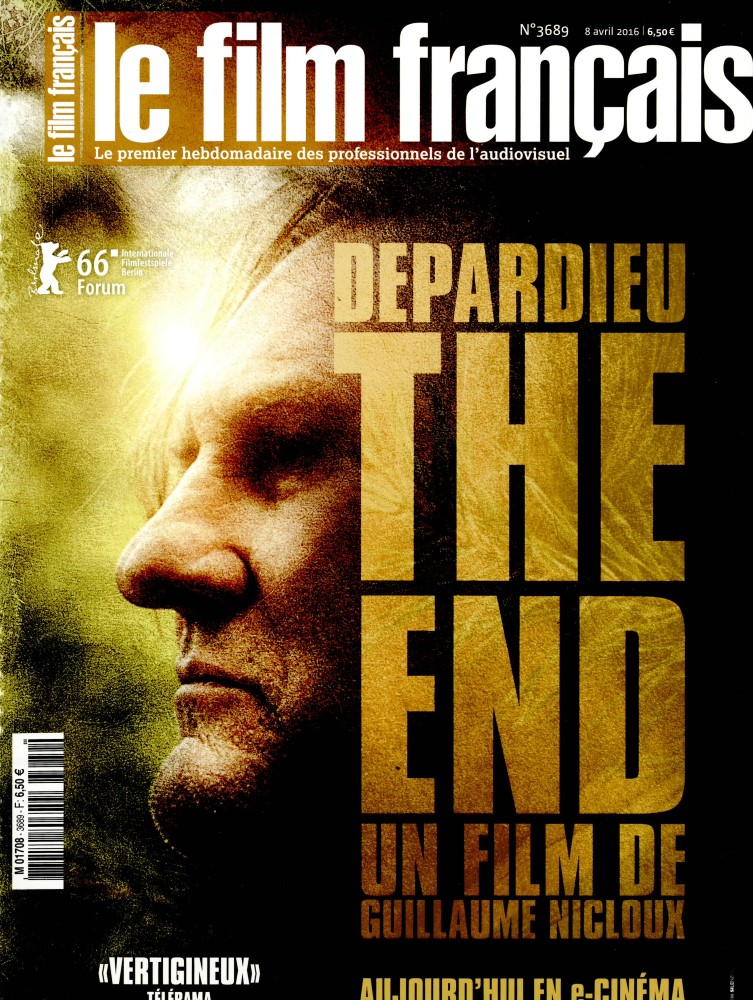 FILM FRANCAIS | LE magazine side cover Issue 3689 8 April 2016