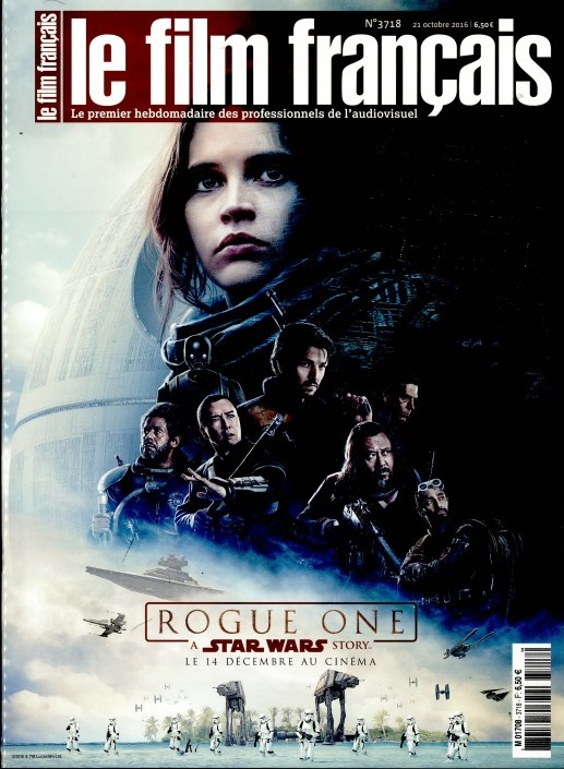 FILM FRANCAIS | LE magazine side cover Issue 3718 22 October 2016