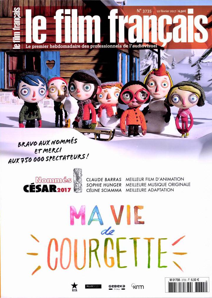 FILM FRANCAIS | LE magazine side cover Issue 3735 10 February 2017