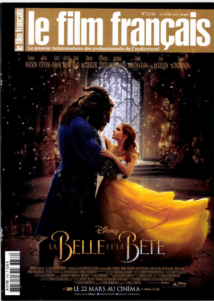 FILM FRANCAIS | LE magazine side cover Issue 3736 17 February 2017