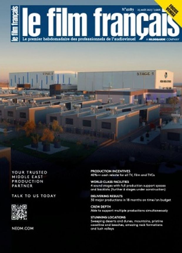 FILM FRANCAIS | LE magazine side cover 25 August 2023