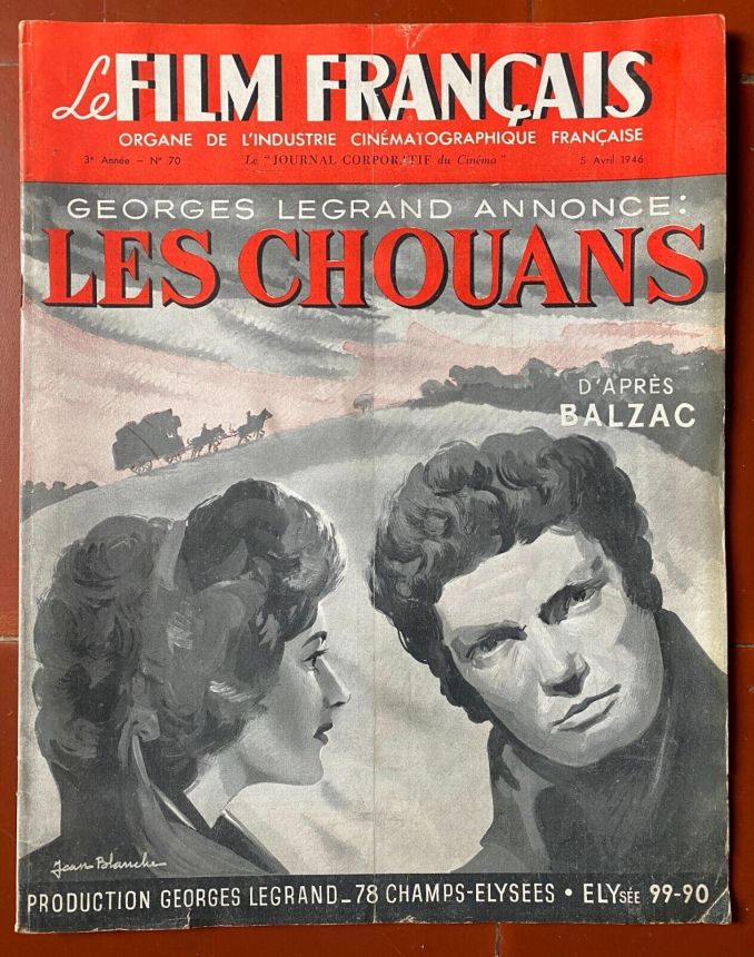 FILM FRANCAIS | LE magazine side cover Issue 70 5 April 1946