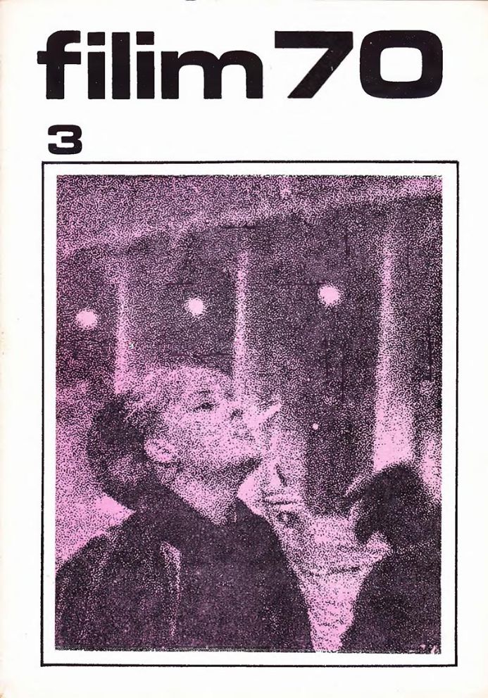 FILIM 70 magazine side cover Issue 3  April 1970