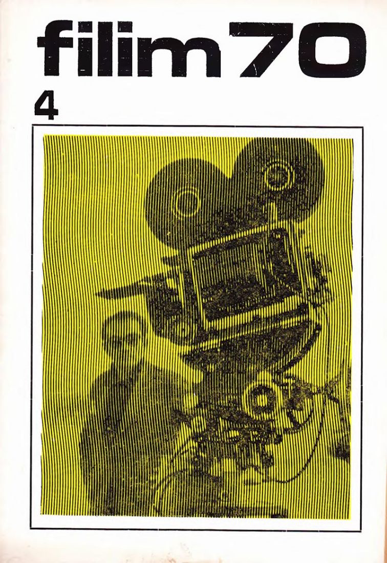 FILIM 70 magazine side cover Issue 4  May 1970