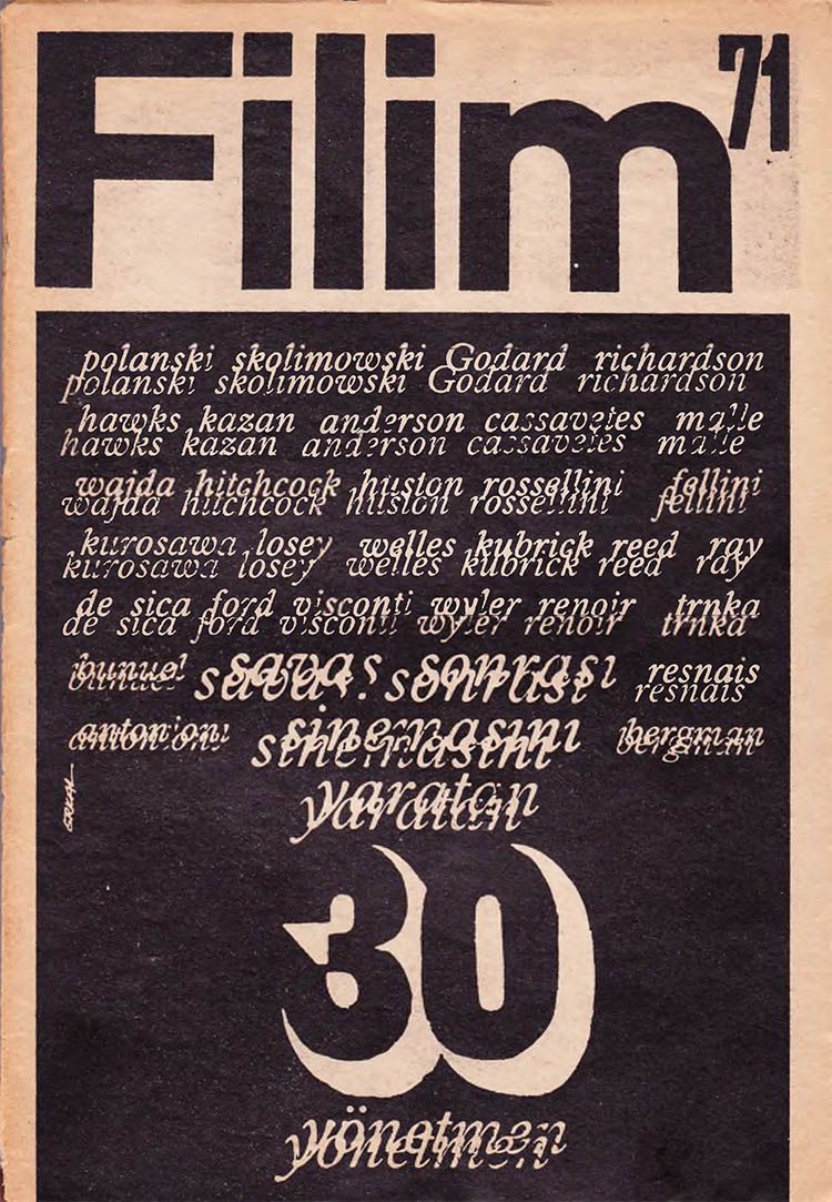 FILIM 70 magazine side cover Issue 14 20 August 1971