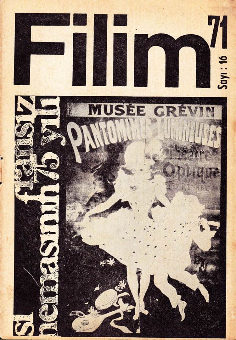 FILIM 70 magazine side cover Issue 16 10 November 1971