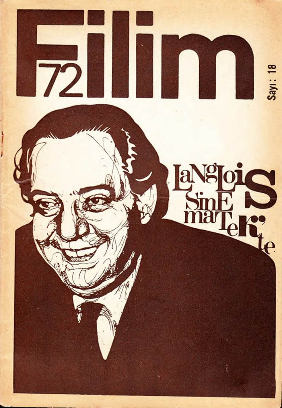 FILIM 70 magazine side cover Issue 18 January 1972