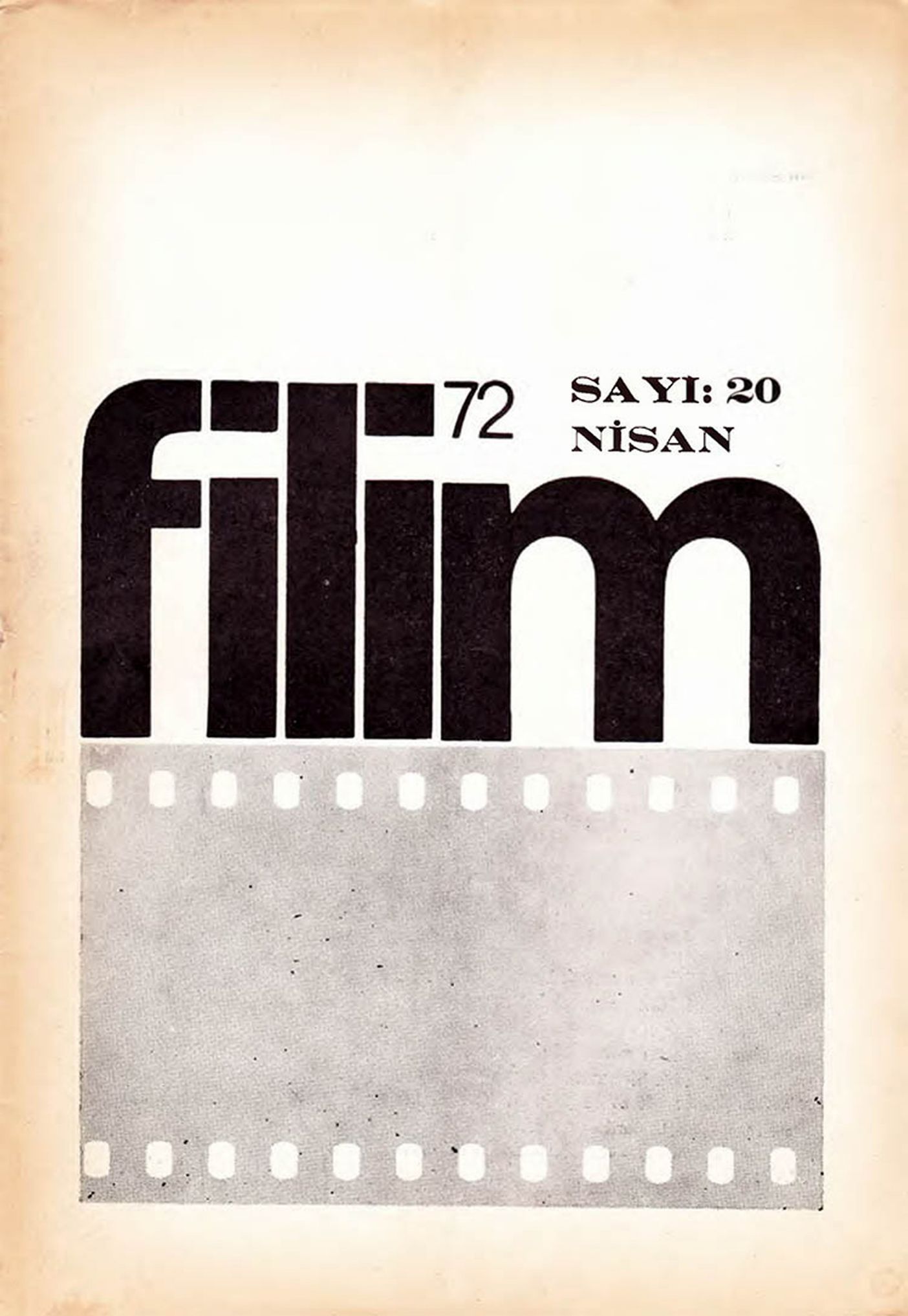 FILIM 70 magazine side cover Issue 20  April 1972