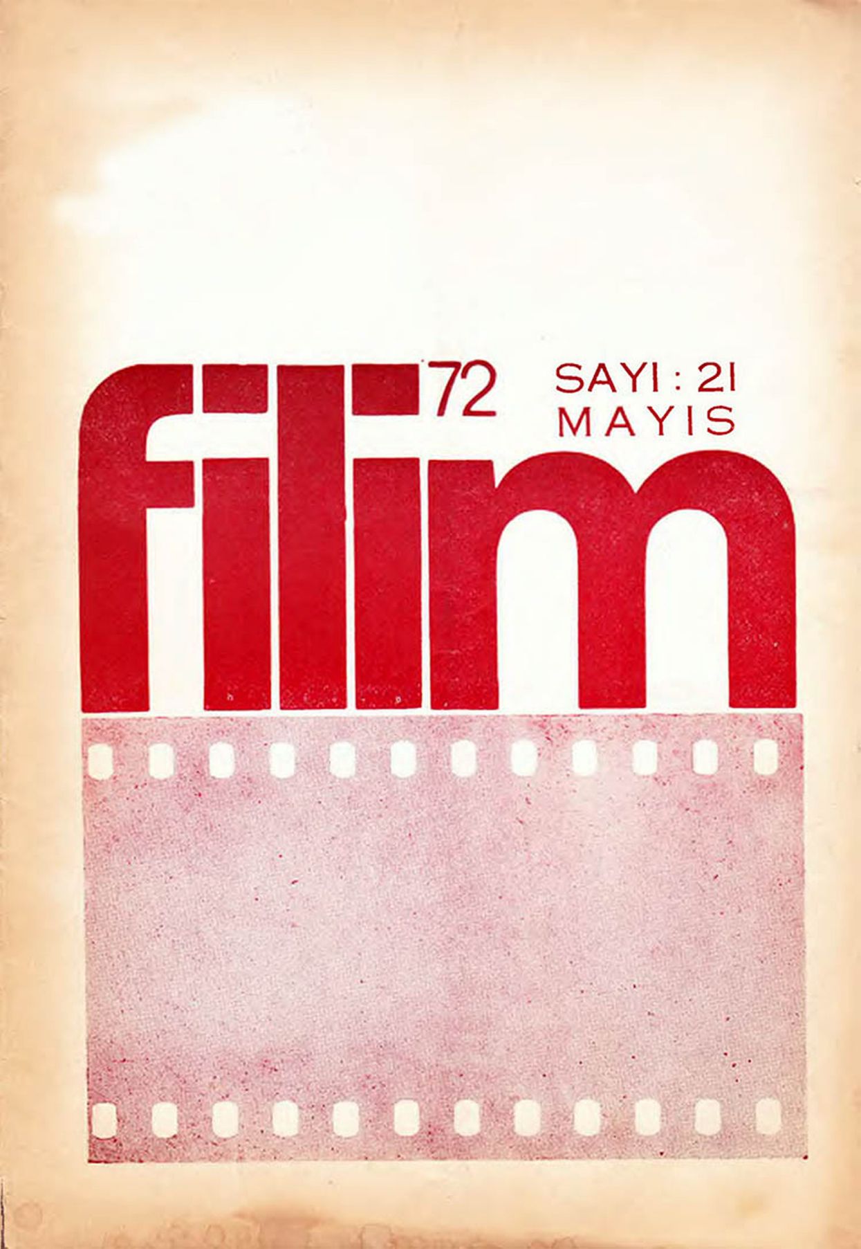 FILIM 70 magazine side cover Issue 21  May 1972