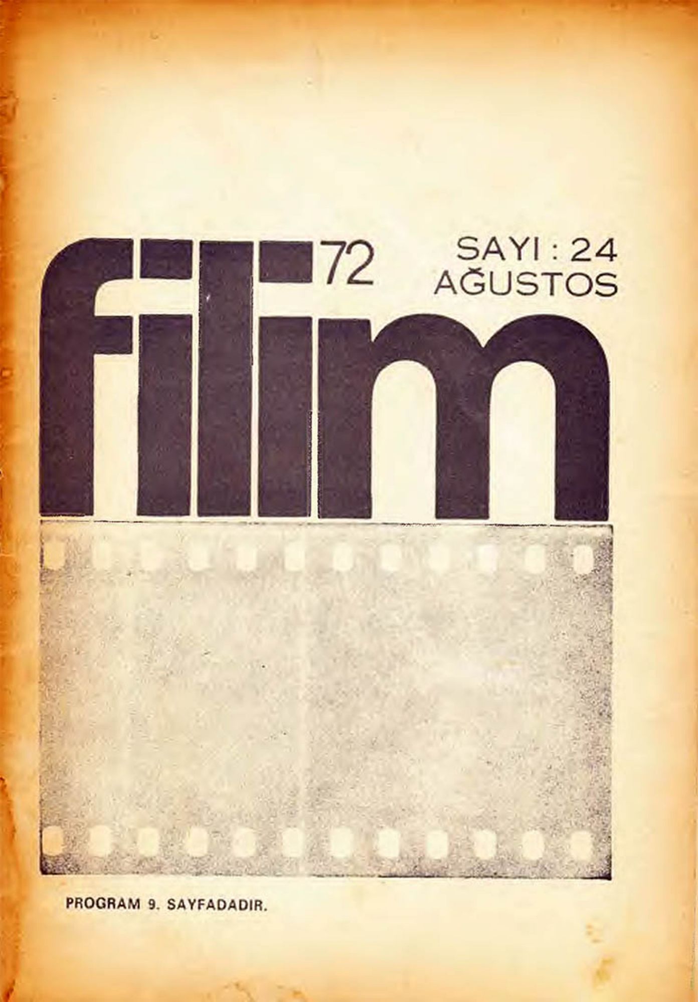 FILIM 70 magazine side cover Issue 24 5 August 1972
