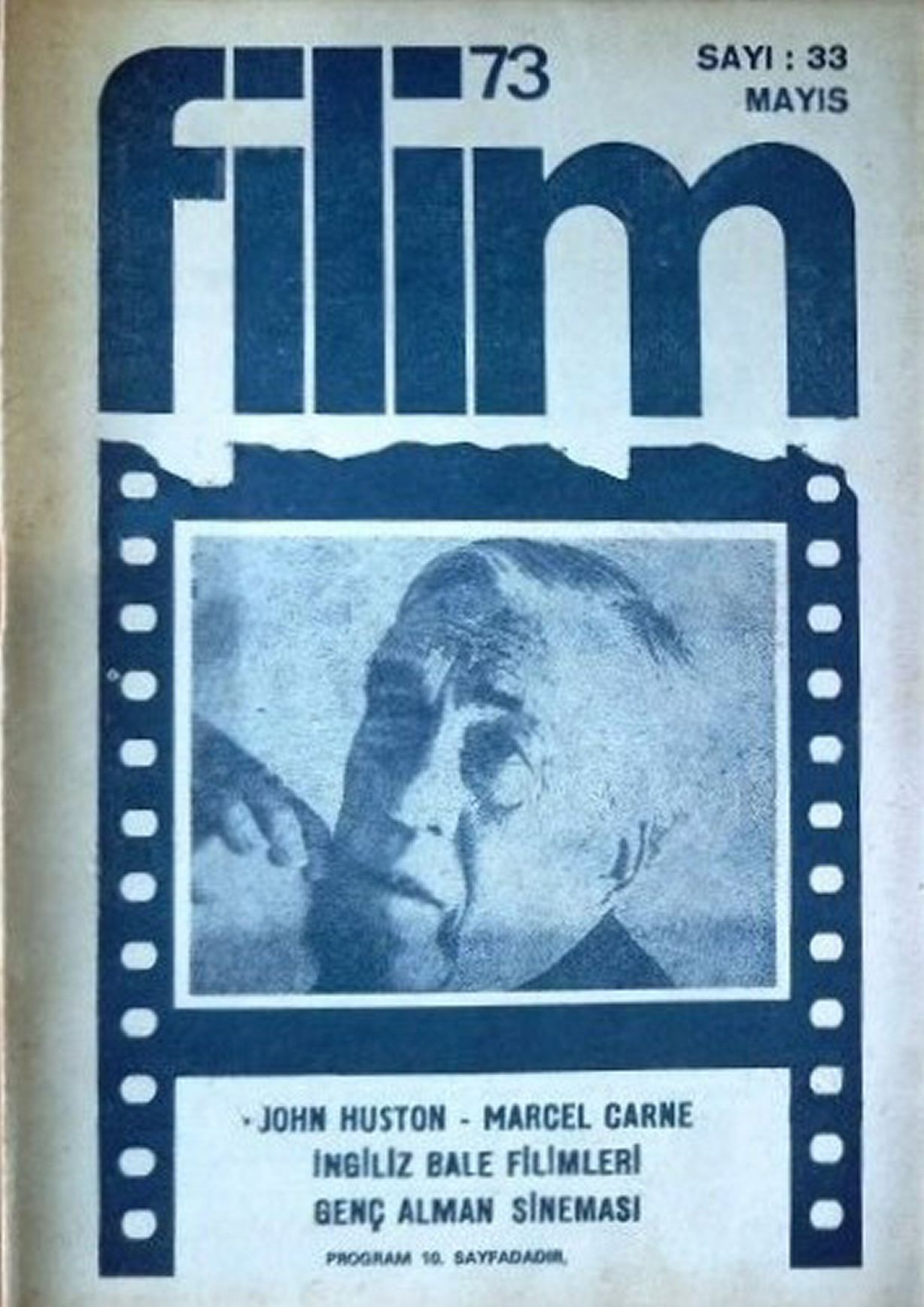 FILIM 70 magazine side cover Issue 33  May 1973
