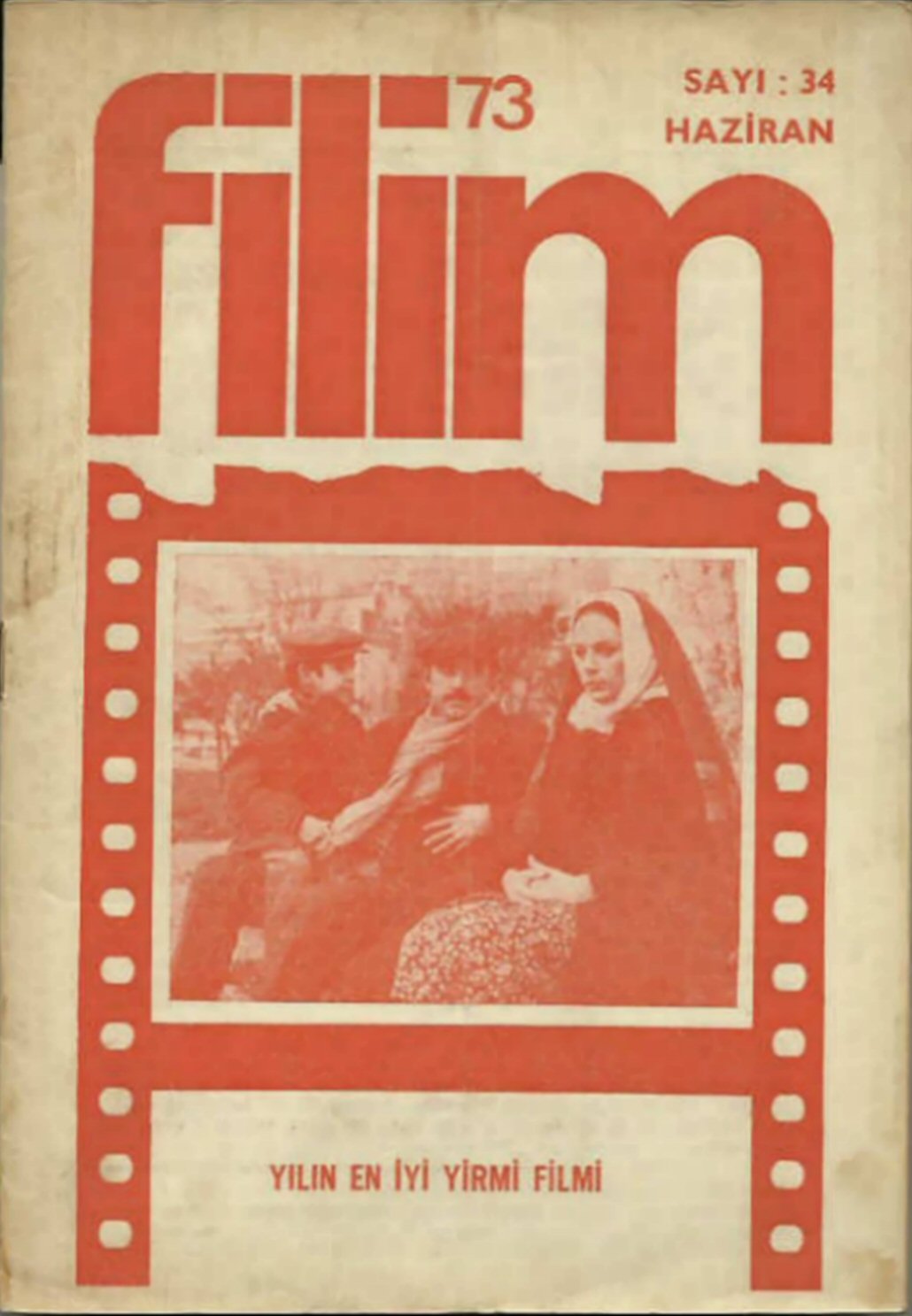 FILIM 70 magazine side cover Issue 34  June 1973