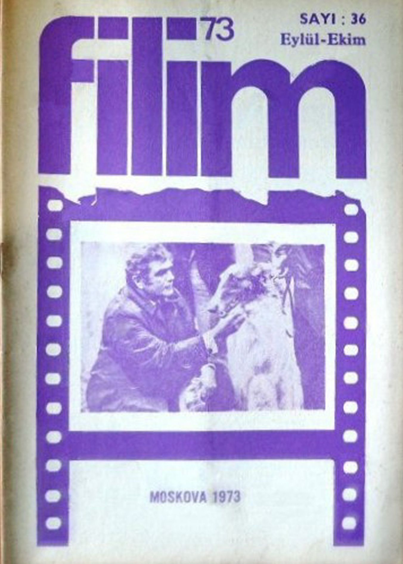 FILIM 70 magazine side cover Issue 36  September/October 1973