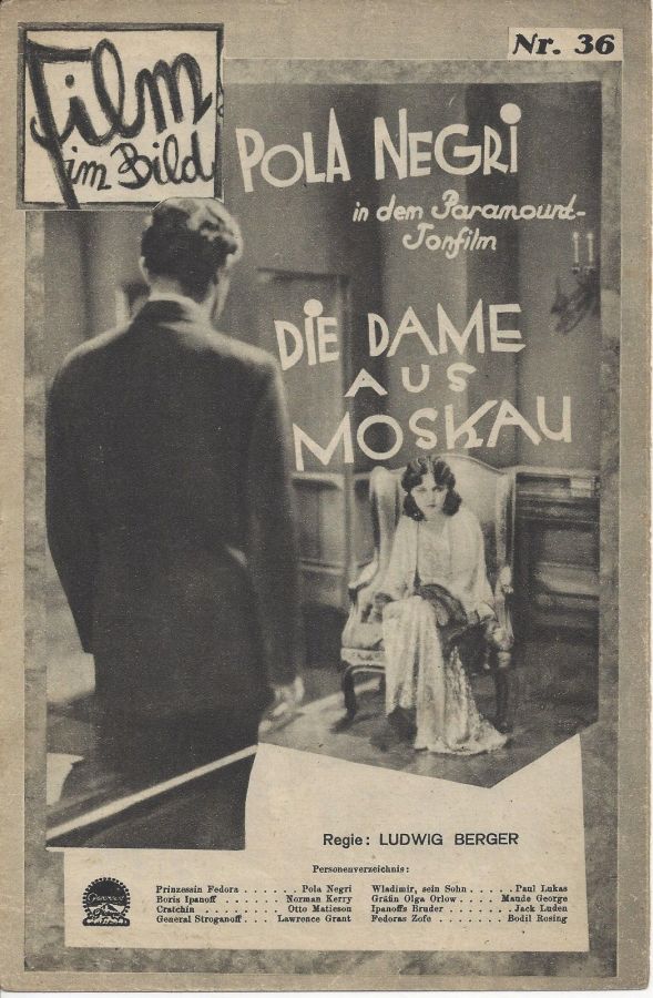 FILM IM BILD (De) magazine side cover Issue 36   
