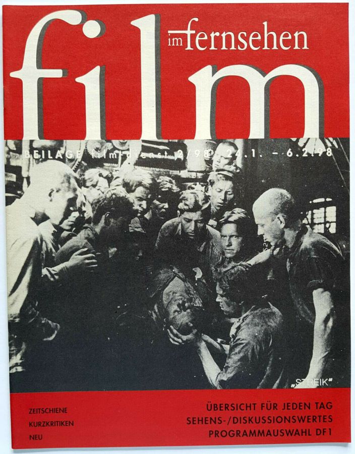 FILM IM FERNSEHEN magazine side cover Issue 2 24 January 1998