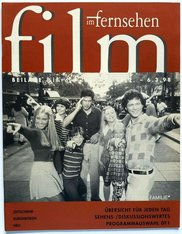 FILM IM FERNSEHEN magazine side cover Issue 4 21 February 1998