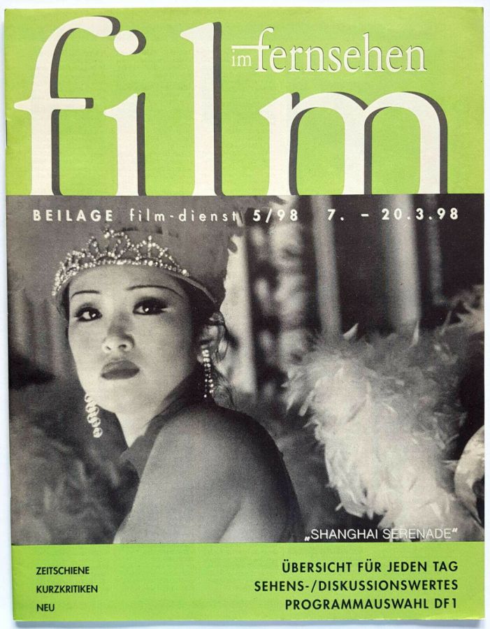 FILM IM FERNSEHEN magazine side cover Issue 5 7 March 1998