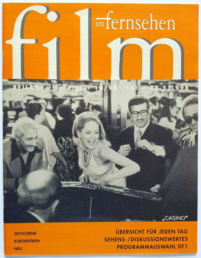 FILM IM FERNSEHEN magazine side cover Issue 10 16 May 1998